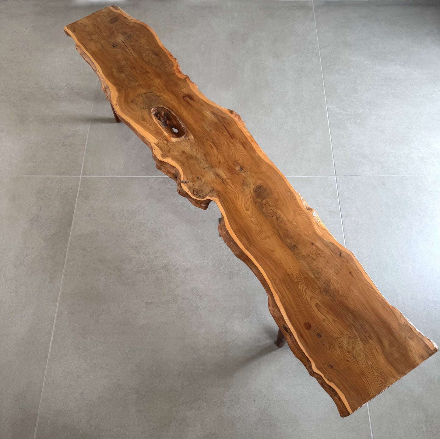 Reynolds of Ludlow Live Edge Yew Coffee Table
