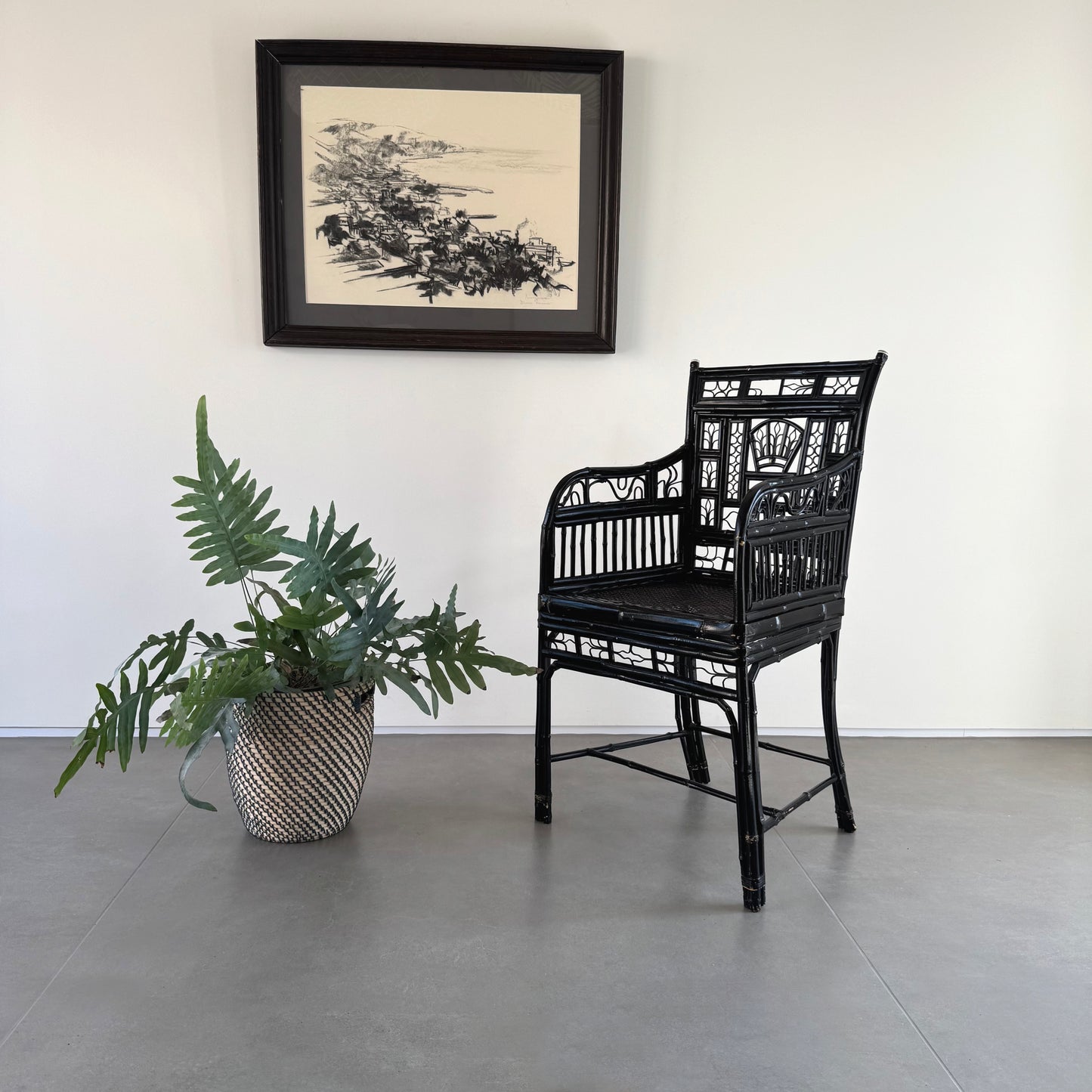 Regency Bamboo Armchair