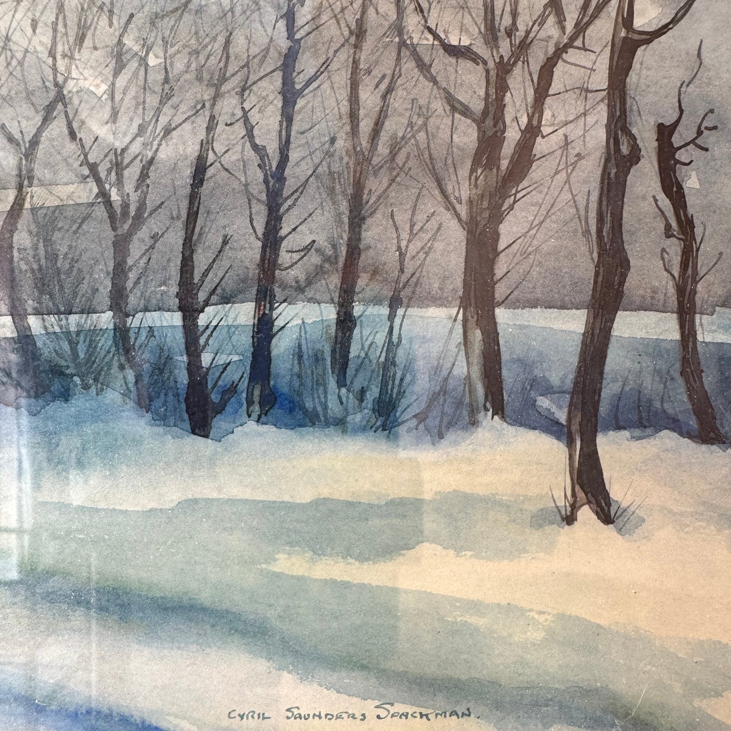 Watercolours by Cyril Saunders Spackman