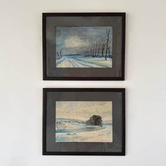 Watercolours by Cyril Saunders Spackman