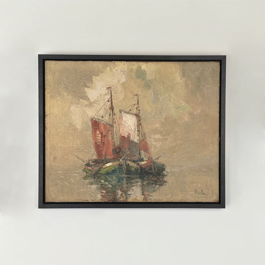 Oil painting by Rudolf Priebe