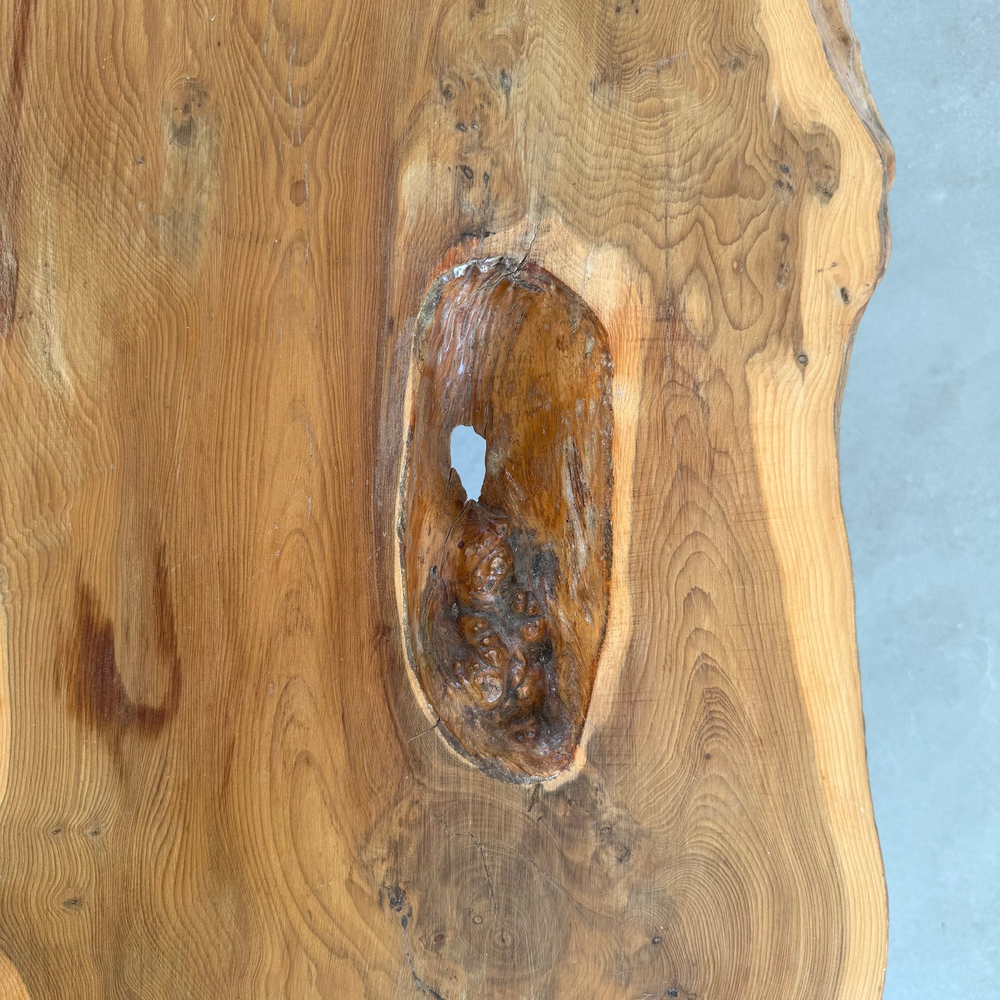 Reynolds of Ludlow Live Edge Yew Coffee Table