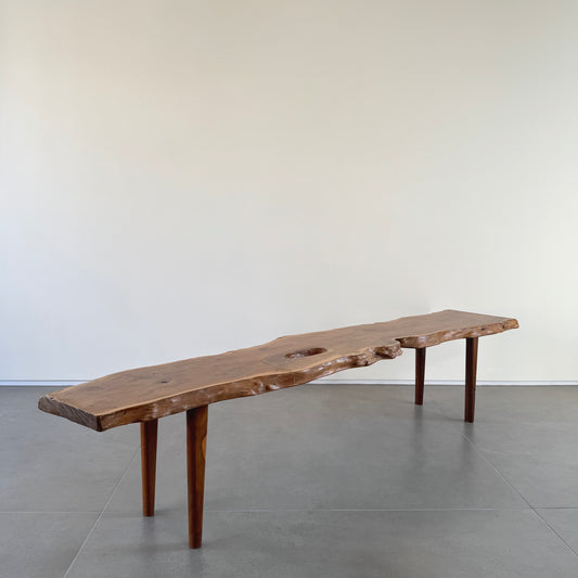 Reynolds of Ludlow Live Edge Yew Coffee Table