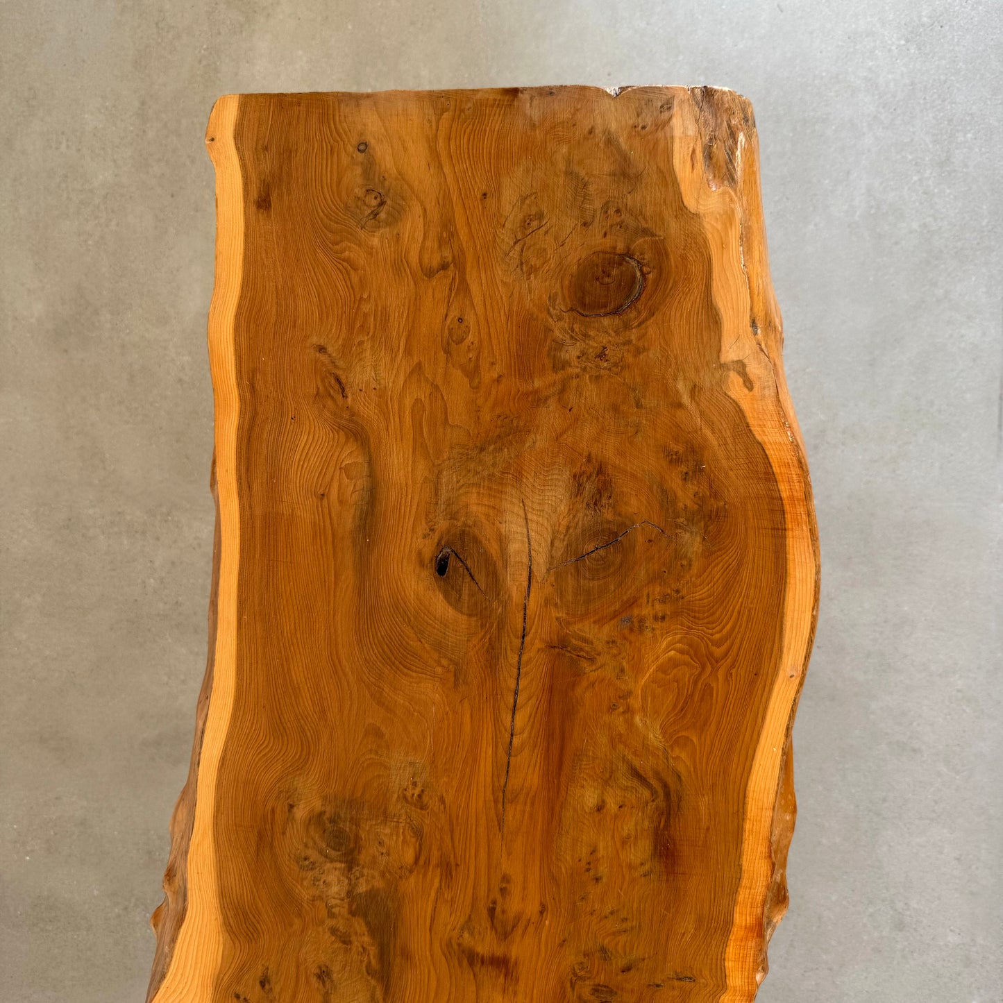 Reynolds of Ludlow Live Edge Yew Coffee Table