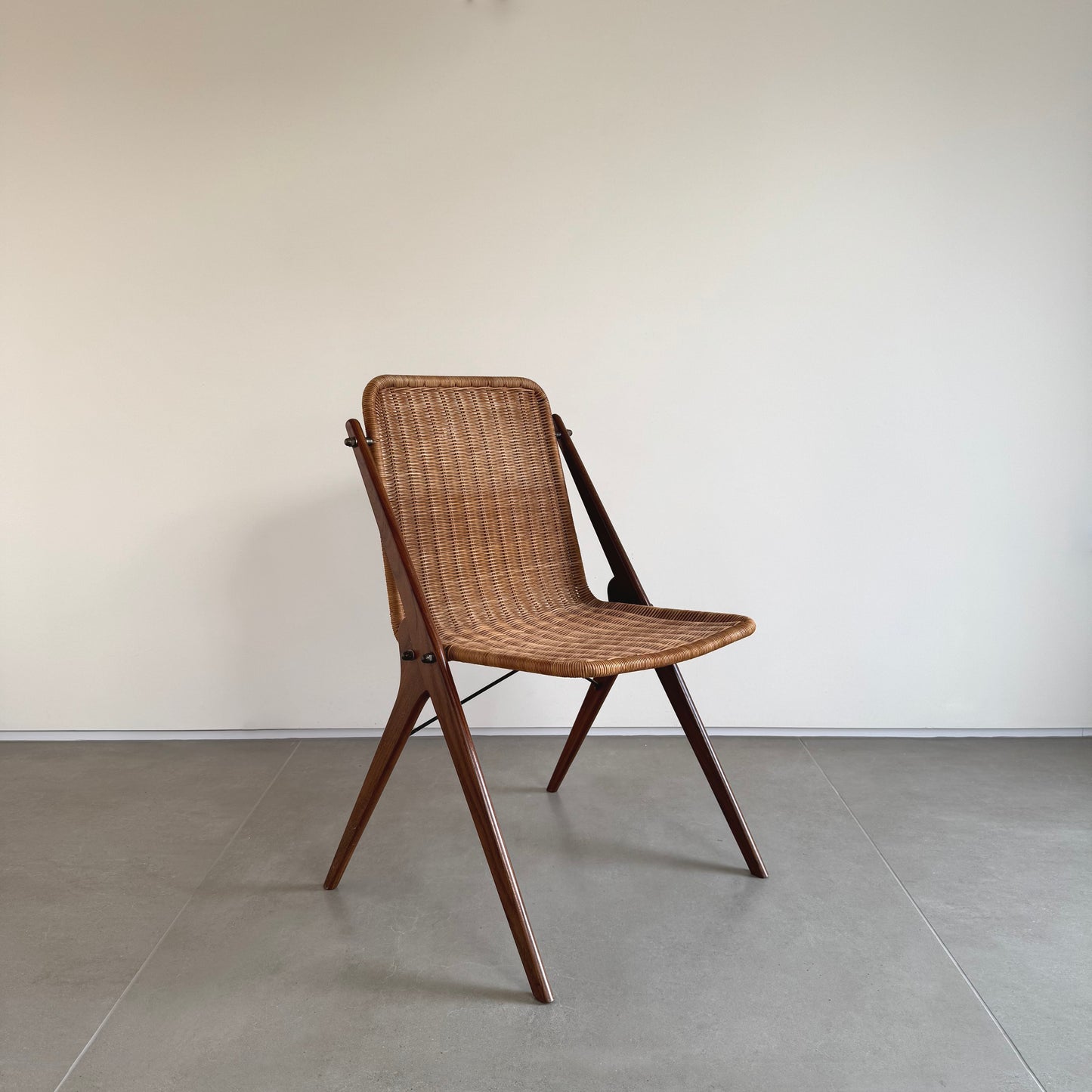 Compass Chairs in wood and wicker