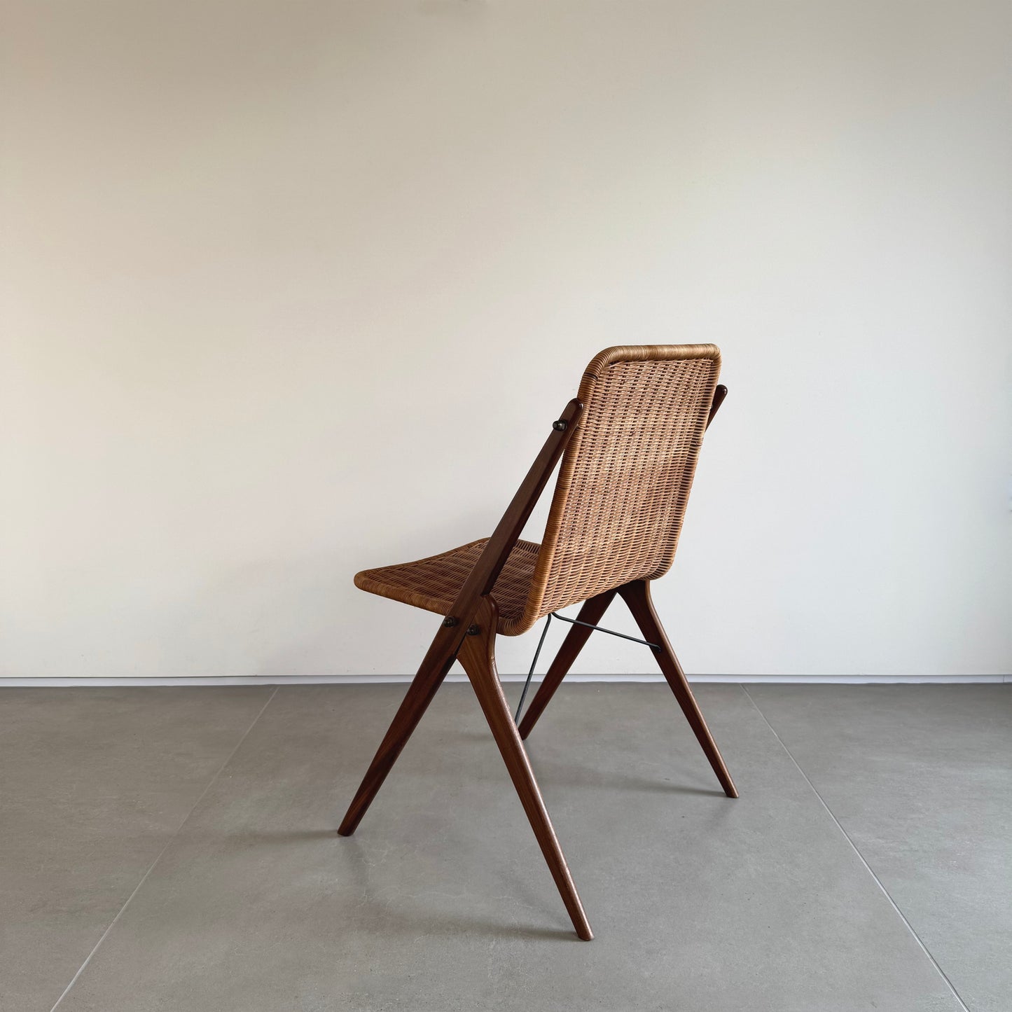 Compass Chairs in wood and wicker
