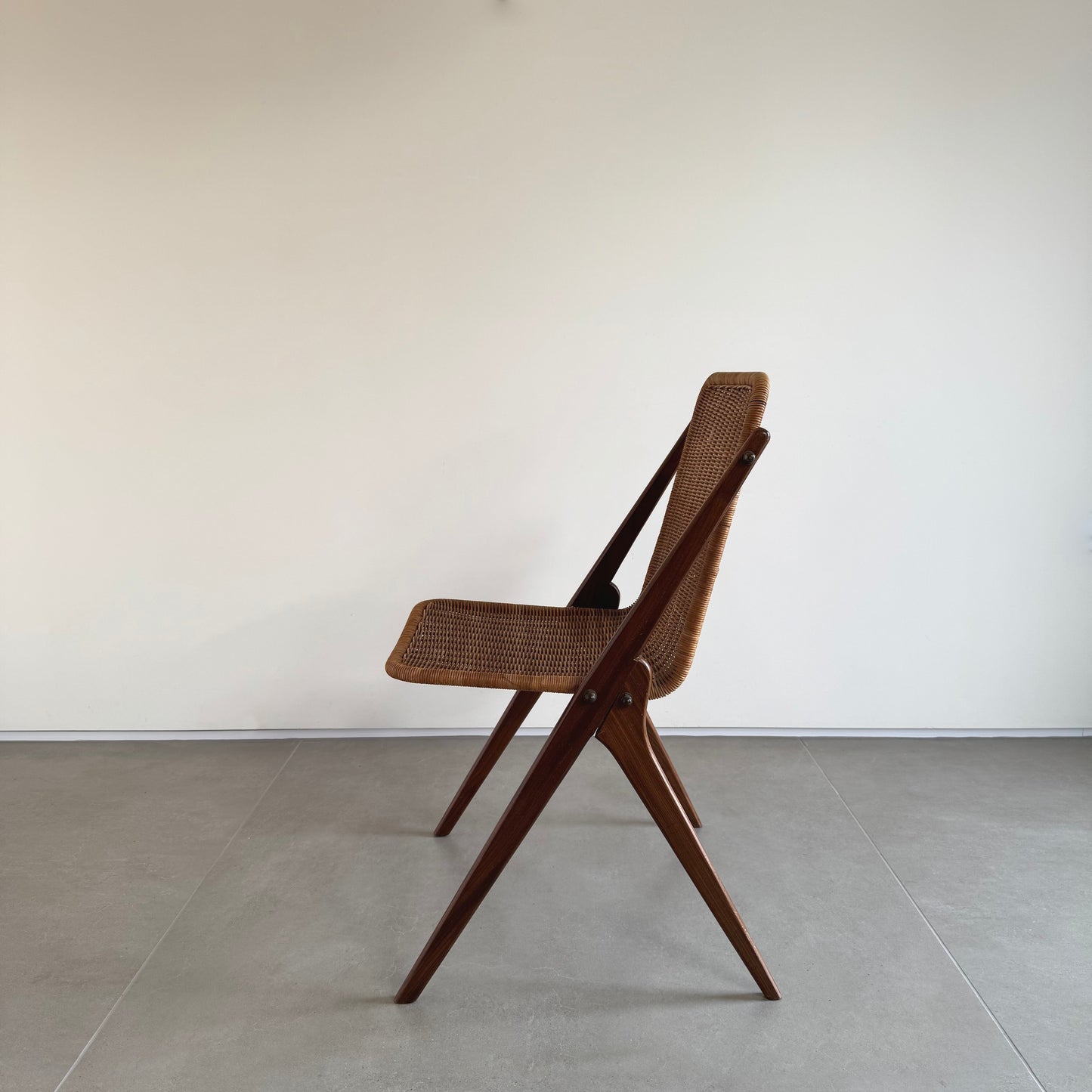 Compass Chairs in wood and wicker