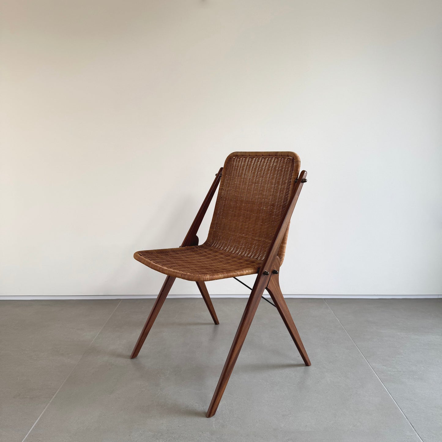 Compass Chairs in wood and wicker