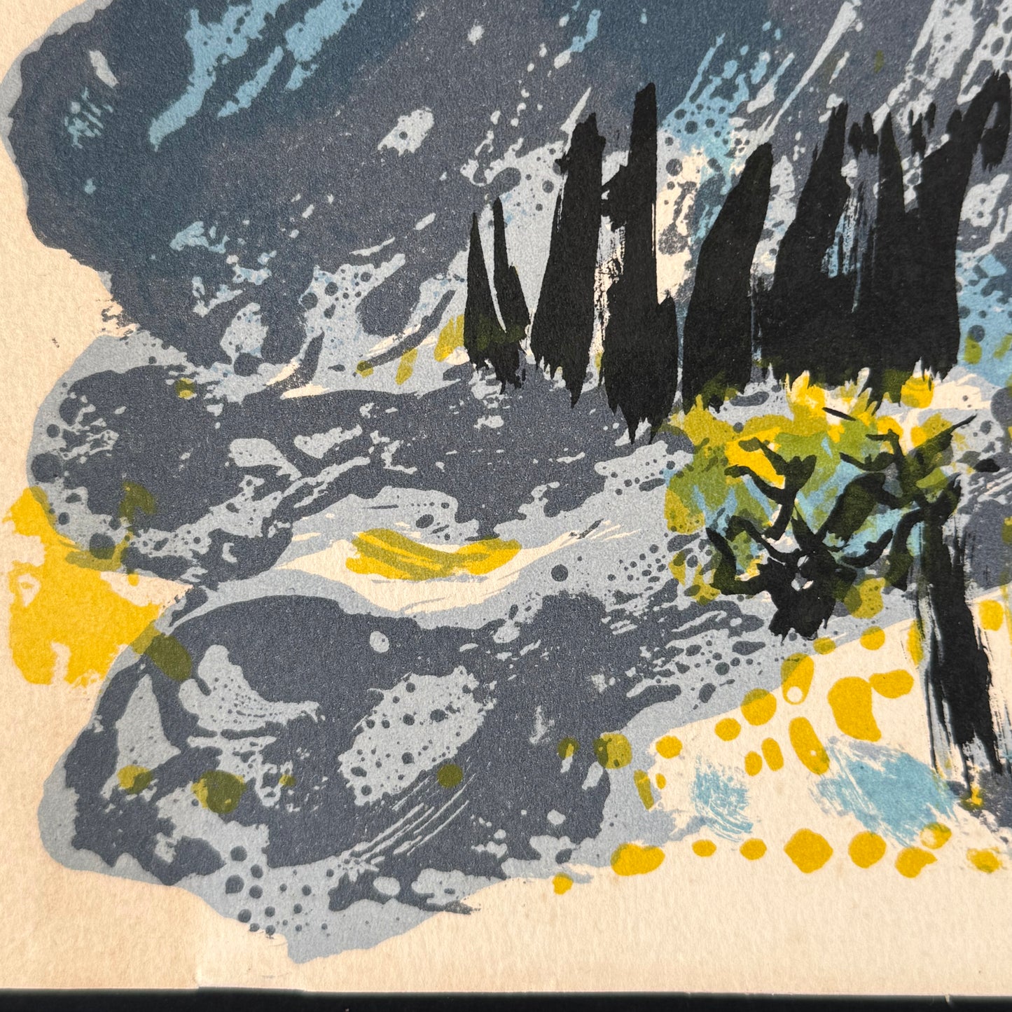Maurice Elie Sarthou Landscape, "Les Voeux les Meilleurs"