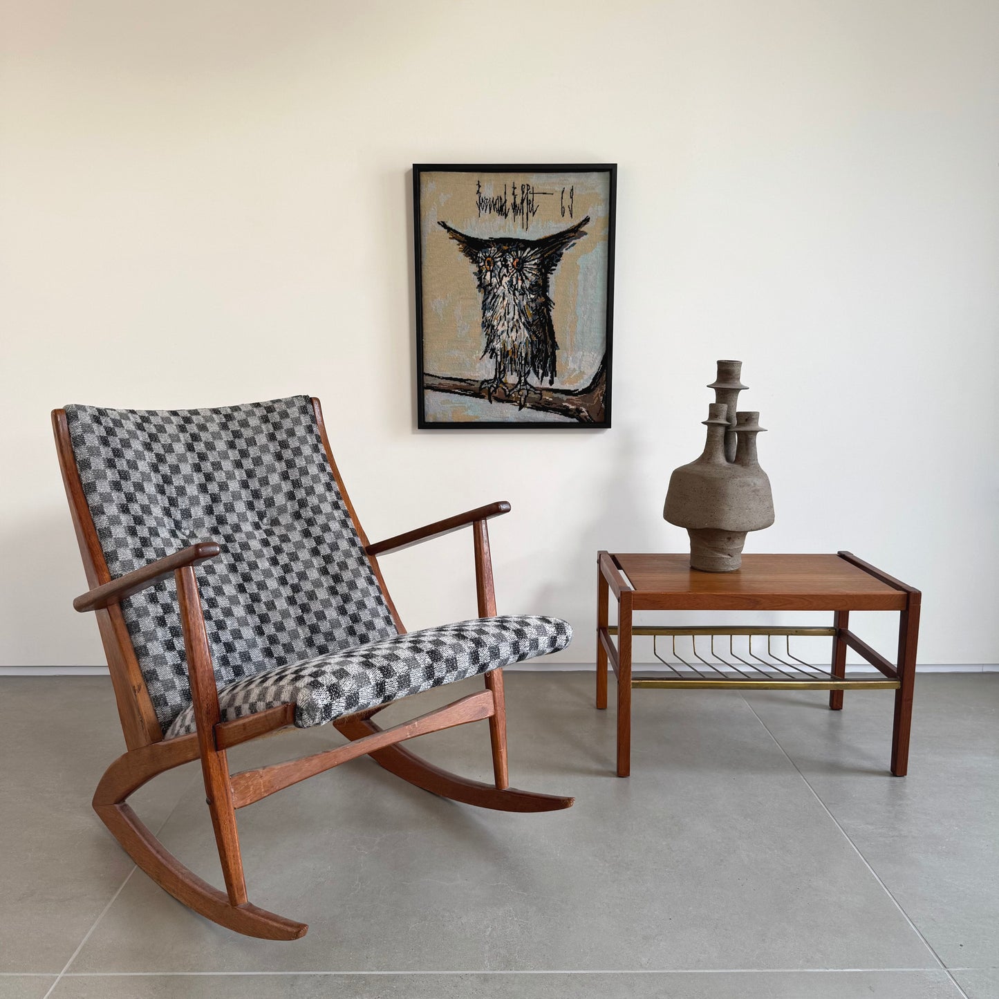 Midcentury Danish Rocking Chair by Georg Jensen