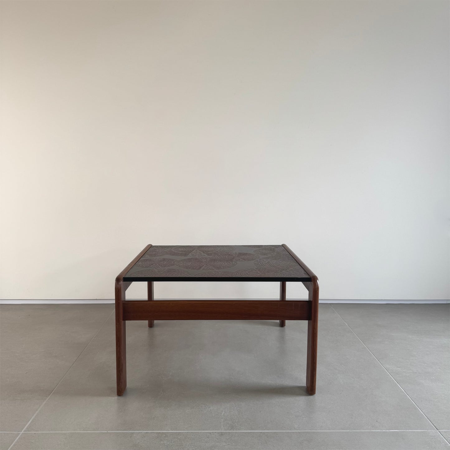 Mid Century Brutalist Square Coffee Table