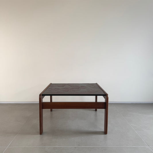 Mid Century Brutalist Square Coffee Table