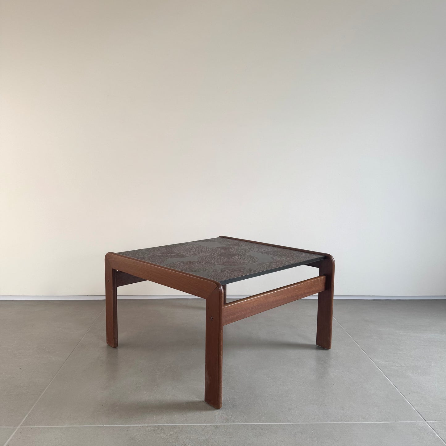 Mid Century Brutalist Square Coffee Table