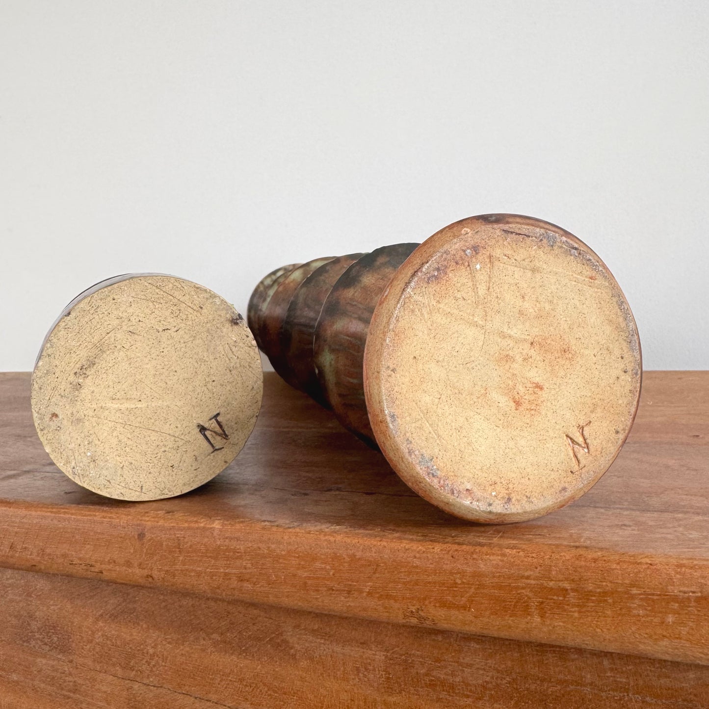 Tall organic ceramic pots