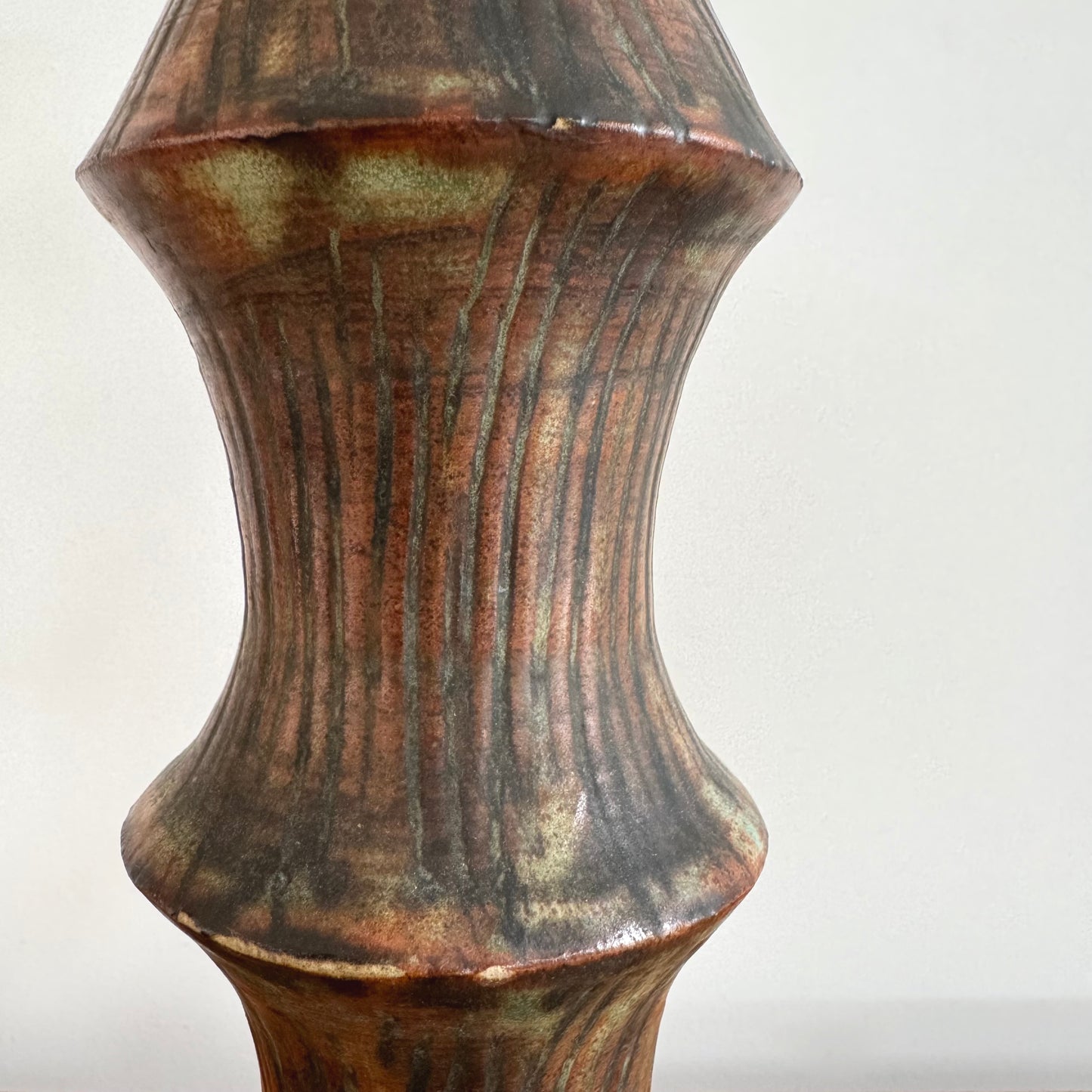 Tall organic ceramic pots